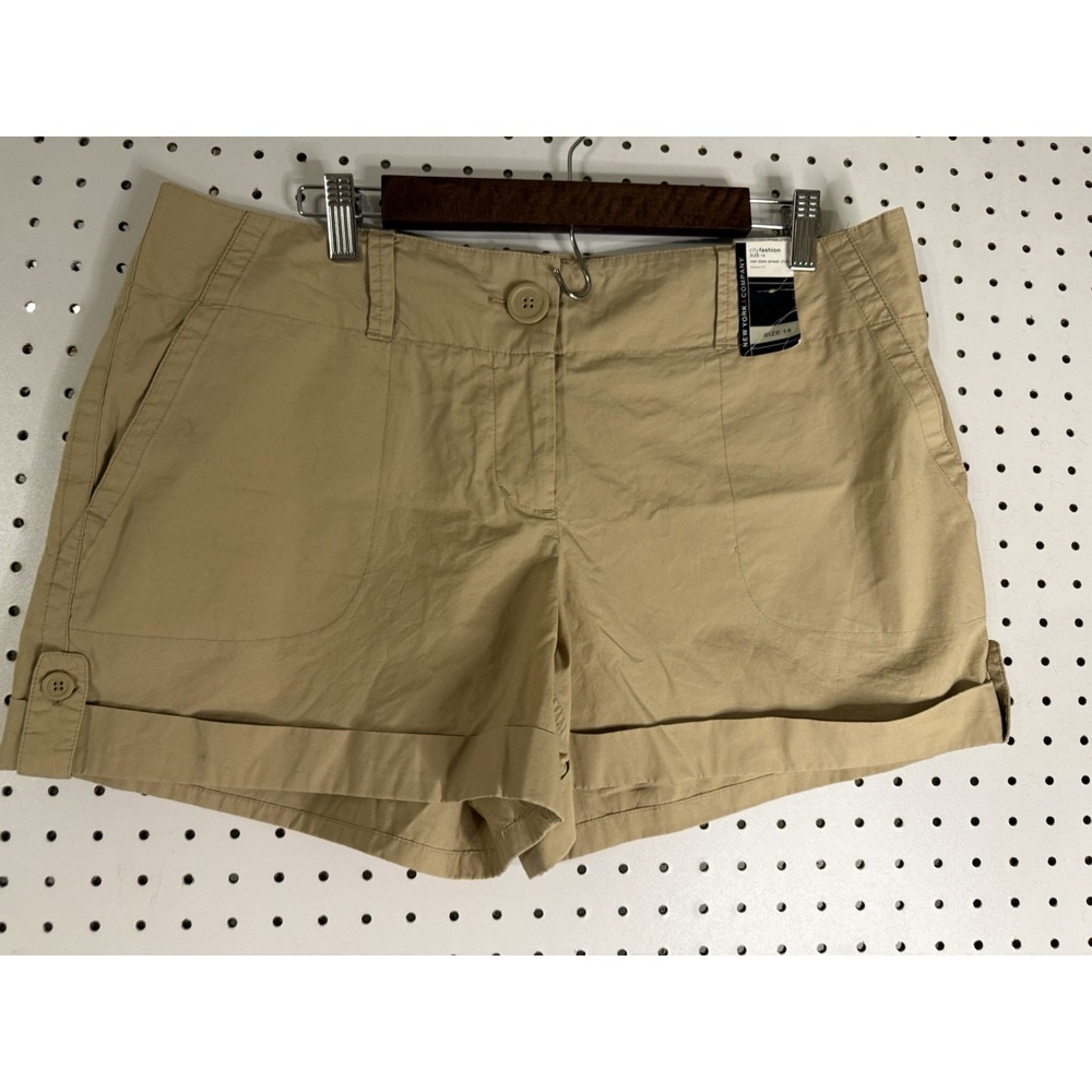 New York & company Van Dam street short 14 Modern Fit cotton preppy nwt